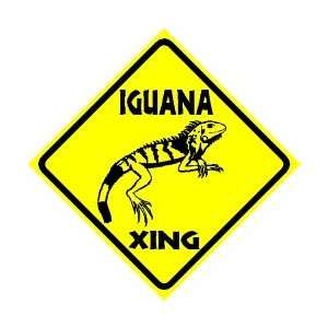 IGUANA CROSSING sign * street reptile pet: Home & Kitchen