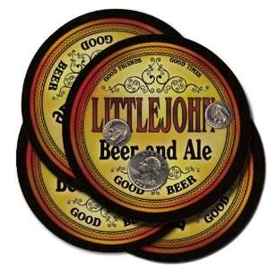  LITTLEJOHN Family Name Brand Beer & Ale Coasters 