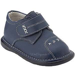   Wee Squeak Baby Toddler Little Boys Navy Cross Design Shoes 3 12: Baby