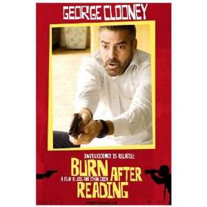  Burn After Reading George Clooney Movie Poster Single 