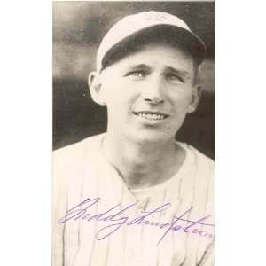  Freddy Lindstrom Autographed Post Card: Sports & Outdoors