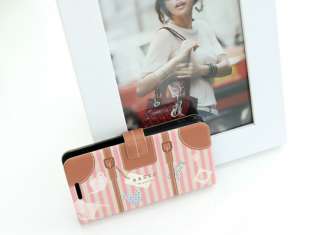 Tote Bag(Beige) HAPPYMORI iphone4, 4S diary type Korean cute case 