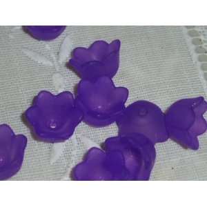  Matte Purple Lily of the Valley Flower Beads Cap: Home 