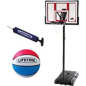  Lifetime 48 Portable Basketball System with Bonus Basketball 