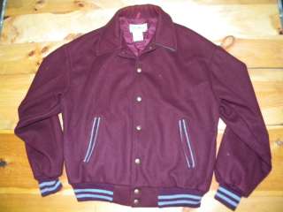 1980s Mens L.L.Bean Wool Jacket Sz L Made in USA  