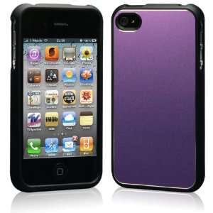  Purple Plastic?Aluminum Case with 8 color for iPhone 4 
