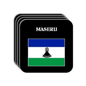  Lesotho   MASERU Set of 4 Mini Mousepad Coasters 