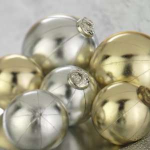  Leather Ball Ornament   4 Silver by Zodax