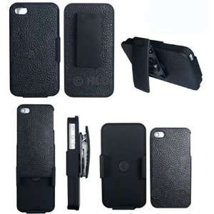  iPhone 4 Leather Case Holster Combo Complete Protection 