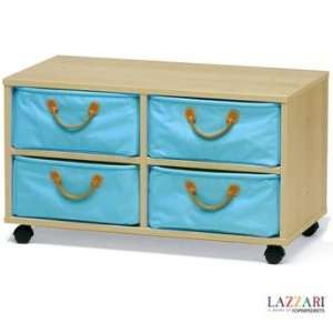  Lazzari Stackable Storage   Four Drawer Unit