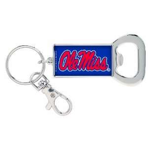  NCAA Mississippi Rebels Bottle Opener Key Ring: Sports 