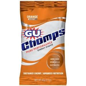  Gu 607031 Chomps Orange Energy Gel   16 Pack Health 