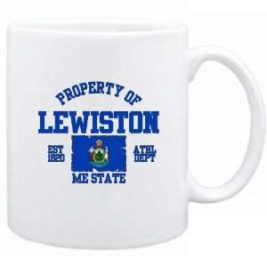 New  Property Of Lewiston / Athl Dept  Maine Mug Usa City  