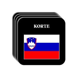  Slovenia   KORTE Set of 4 Mini Mousepad Coasters 