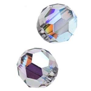  Swarovski Crystal #5000 3mm Round Beads Black Diamond AB 