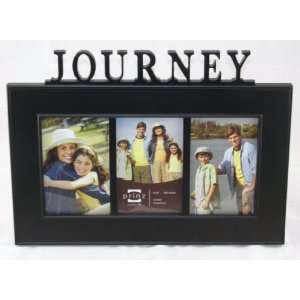   Wood (3) 4x6 Black Montage Picture Frame   Journey