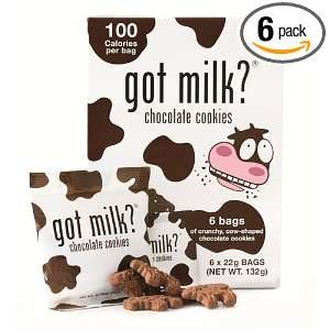 got milk? Chocolate Cow Cookies, 4.68 Ounce (Pack of 6)  