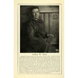 1902 Print Author Women Writer Social Services Portrait 