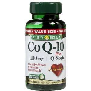  Natures Bounty CoQ10 100 mg PLUS with L Carnitine 