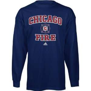  Chicago Fire adidas Navy Perpetual Long Sleeve T  Shirt 