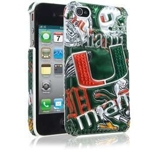   NCAA Snap Case   University of Miami   iPhone 4 4s   Retail Packing