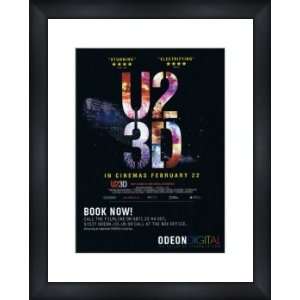  U2 3D   Custom Framed Original Ad   Framed Music Poster/Print 