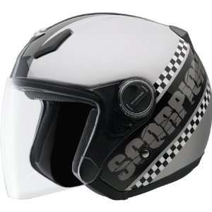    Scorpion EXO 200 TT Open Face Helmet X Small  Silver: Automotive