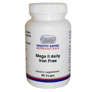 Healthy Aging Nutraceuticals Mega Ii Daily 60 Vcaps Iron Free