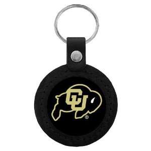   Golden Buffaloes NCAA Classic Logo Leather Key Tag: Sports & Outdoors