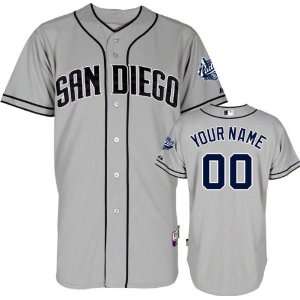  San Diego Padres Customized Authentic Road Baseball Jersey 