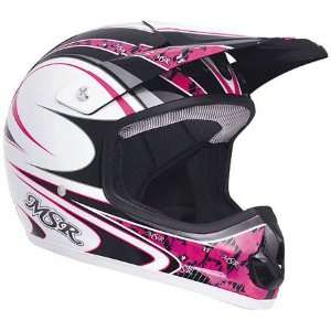    MSR Youth Starlet Helmet 2008 Small  Off White Automotive