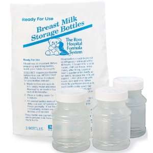 Similac Breast Milk Storage Bottle/Caps Combo / 4 fl oz / case of 12 
