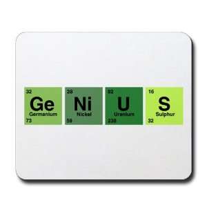 Mousepad (Mouse Pad) Genius Periodic Table of Elements Science Geek 