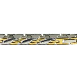   : Twisted Embrace   Pure Titanium Magnetic Therapy Bracelet: Jewelry