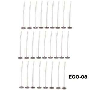  Flat braided 8 candle wicks assemblies ECO 08