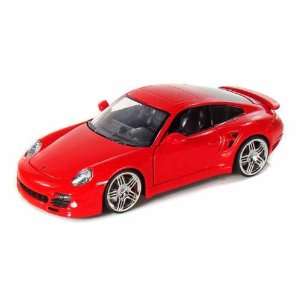  Porsche 911 Turbo 1/24 Red: Toys & Games
