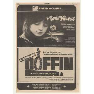  1980 Les Bons Debarras LAffaire Coffin Movies Promo Print 