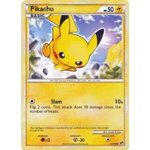   Legend HS3 Undaunted Single Card Pikachu #61 Common Toys & Games