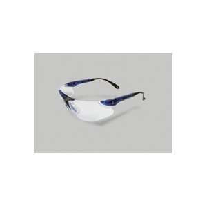 Radnor Elite Series Safety Glasses With Blue Frame And Clear Indoor 