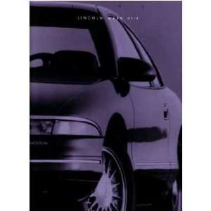    1993 LINCOLN MARK VII Sales Brochure Literature Book: Automotive