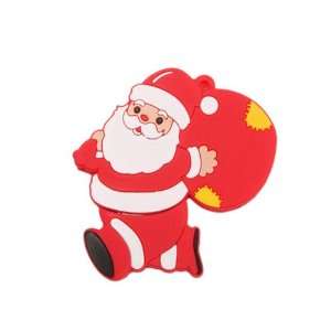  1GB Present Santa Claus Cartoon USB 2.0 Flash Memory Drive 