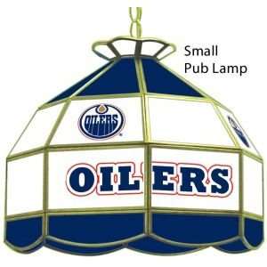  EDMONTON OILERS NHL TIFFANY STYLE GLASS POKER LAMP: Home 