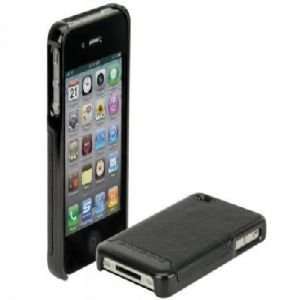  Scosche iPhone 4 BeefKase   Black Leather Cell Phones 