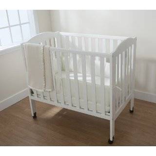  Solid White Portable Crib bedding: Baby