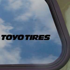  Toyo Tires Black Decal JDM WRX Solberg Sti WR Car Sticker 