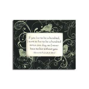   to 100 Quote in Painted Wood Frame By Kindred Hearts: Home & Kitchen