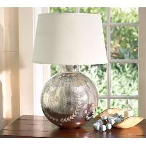 Pottery Barn Hanna Etched Mercury Table Lamp: Home 