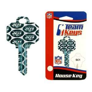  NFL Jets Schlage Team Logo Key