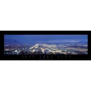  Salt Lake City Mountains Poster Print