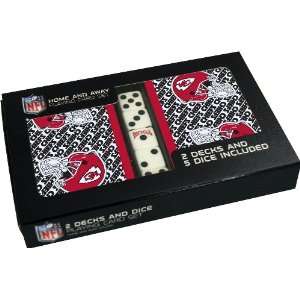  NFL Kansas City Chiefs 2 Deck Playing Cards With Dice Set 